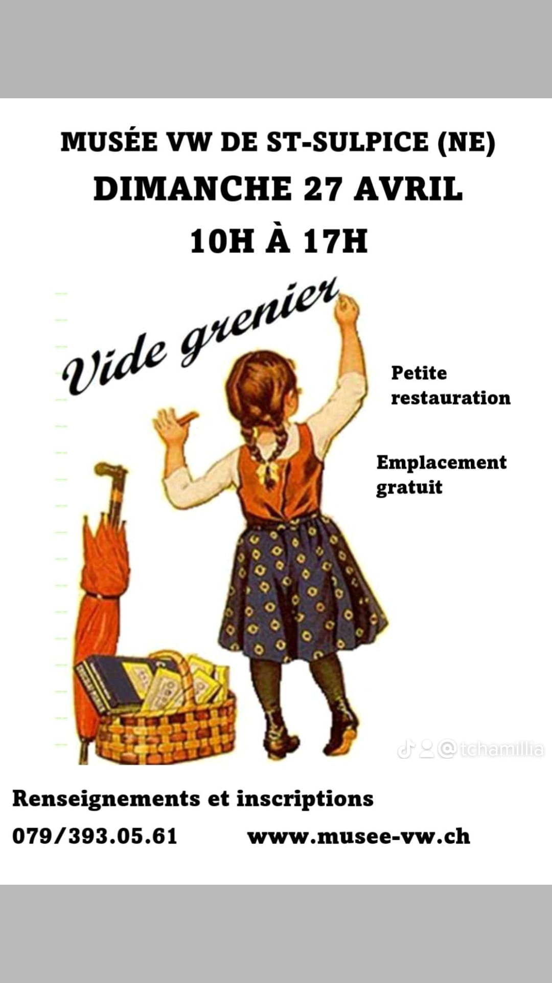 Vide grenier –  27 avril 2025