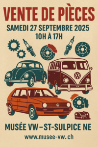 Vente de pièces VW – 27 septembre 2025